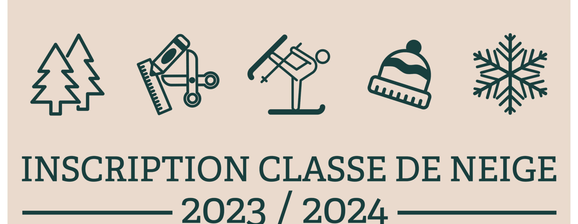 INSCRIPTION CLASSE DE NEIGE 2023/2024 FossurMer